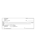 Printable Cash Receipt