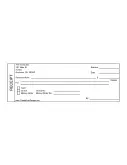 Printable Cash Receipt