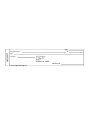 Printable Cash Receipt (4 per page)