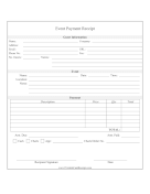 Event Payment Receipt