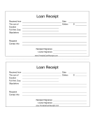 Personal Loan Receipt