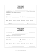 Project Receipt