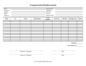 Transportation Reimbursement