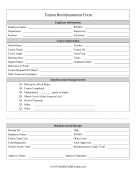 Tuition Reimbursement Form